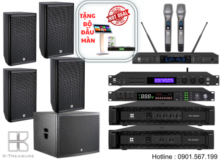 Dàn karaoke kinh doanh số 01 cho phòng dưới 25m2