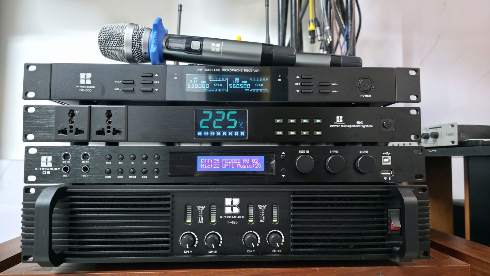 main ktreasure t480 kết hợp đồng bộ thiết bị ktreasure